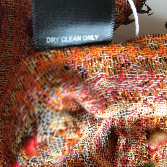 Raj Multicolor Bohemian Gypsy Hippie Rayon Scarf Embroidered - Picture 7 of 10